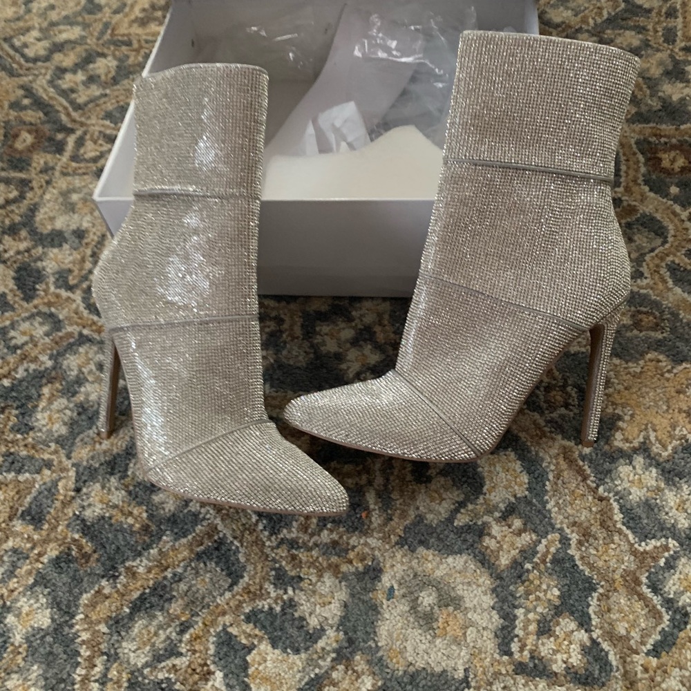 Steve Madden rhinestone boots